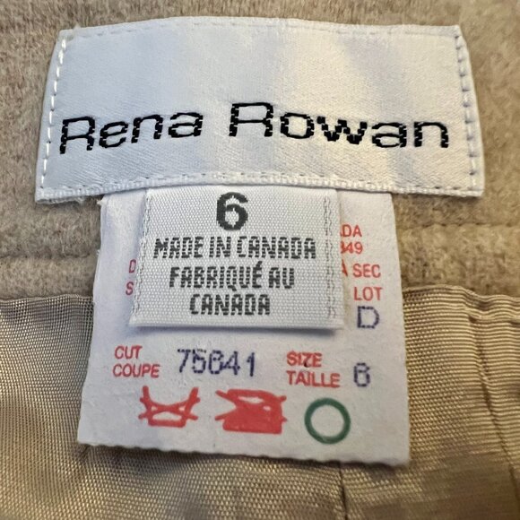 Vintage Rena Rowan Wool Skirt - Picture 15 of 16